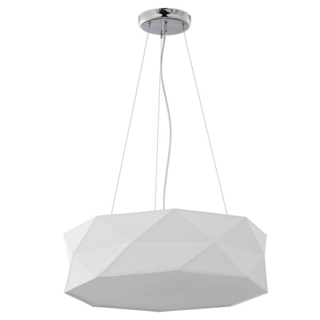 Lampa Sufitowa Wisząca KANTOOR Żyrandol Biała Nowoczesna Geometryczna 4xE27 3311 TK Lighting