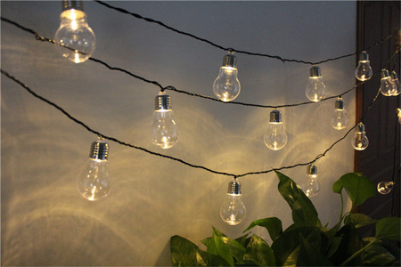 Girlanda Ogrodowa LED Bateryjna 2,1M na baterie 2 x AA SMOLDER GOLDLUX (Polux)