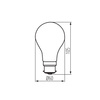 Żarówka LED B22 A60 10W = 99W 1520lm 2700K Ciepła XLED Filament Kanlux