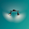 Lampa Sufitowa Reflektor Natynkowy 2x GU10 Czarna Cleft Philips