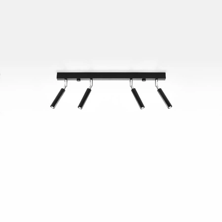 Lampa Sufitowa Oprawa Natynkowa SPOT TUBA Reflektor 4x G9 Tubularna Czarna Nowoczesna Eyetech Sollux