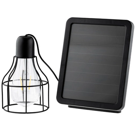 Lampa Solarna LED Zewnętrzna Ogrodowa Wisząca 3000K IP44 Czujnik Zmierzchu