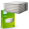 Kinkiet Ogrodowy Lampa Elewacyjna Zewnętrzna E27 IP44 Szara Shades Philips
