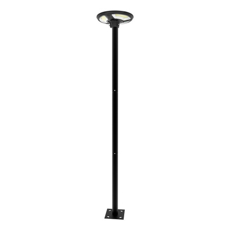 Lampa Oprawa Solarna Ogrodowa LED 7.5W 4000K IP65 Z czujnikiem ruchu i pilotem RF Okrągła Czarna VT-45W V-TAC
