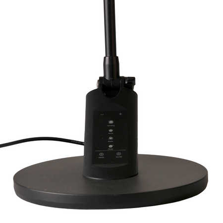 Lampka Biurkowa LED Stołowa 7W 400lm CCT 120° Czarna Ściemnialna Optimum Sanico Goldlux