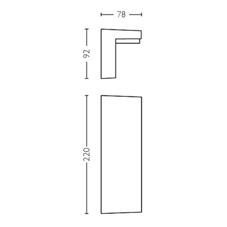 Kinkiet Ogrodowy Lampa Elewacyjna Zewnętrzna LED 3.8W 800lm 4000K Antracyt Bustan Ultra Efficient Philips