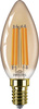 Żarówka LED Świeczka E14 B35 6W = 40W 470lm 1800K Ciepła Filament Bursztynowa PHILIPS