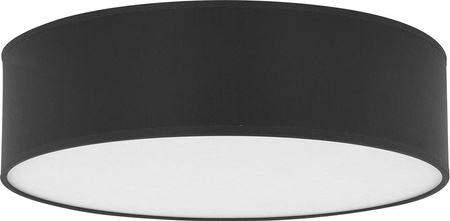Lampa Sufitowa Plafon Oprawa RONDO BLACK Okrągła Biało-Czarna 61cm 15W 4xE27 1587 TK Lighting