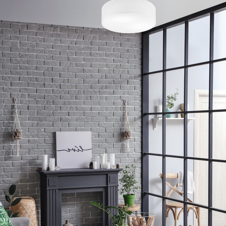 Plafon LED Lampa Sufitowa VIVIAN 2xE27 Biała LM-2.207 Lamkur