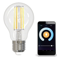 Żarówka LED E27 A60 7W 806lm 2700K-6500K 320° Filament GOLDLUX (Polux) Smart WiFi TUYA