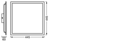 Panel LED Oprawa Sufitowa Inteligenetna 24W 1900lm RGB CCT Ściemnialny 45x45cm Biały SMART+ WiFi Magic Ledvance