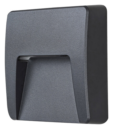 Lampa Ogrodowa Zewnętrzna Kinkiet Elewacyjny LED 3W 100lm 4000K IP65 Antracyt Industrialny Trento Rabalux