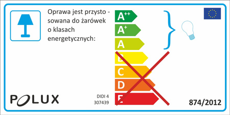 PLAFON, LAMPA DIDI MIX14011-2DEP 2xE14 POKÓJ DZIECIĘCY GOLDLUX (Polux)
