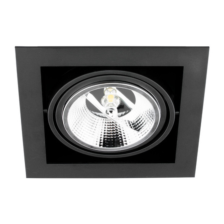Oprawa Podtynkowa Halogenowa Ruchoma GU10 ES111 Kwadratowa Czarna