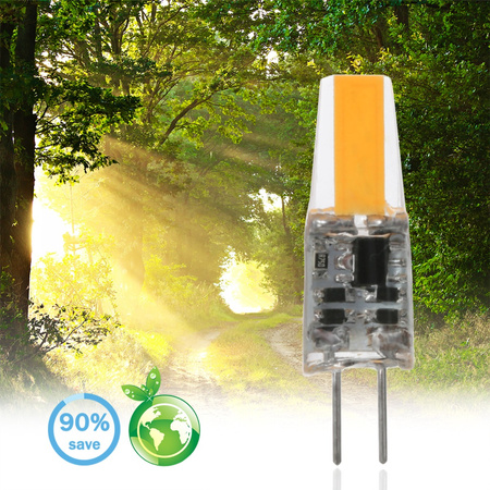 Żarówka LED G4 Kapsułka 3W = 30W 330lm 3000K Ciepła 360° 12V FILAMENT LUMILED
