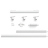 Zestaw Szyna Oświetleniowa Perifo Szynoprzewód 1,5m + 3x Reflektor + Lampa Oświetleniowa LED 44,6W CCT RGB Philips HUE Bluetooth Biały