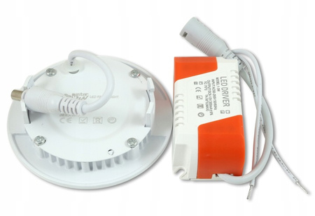 Panel LED Oprawa Sufitowa 3W 245lm 4000K Neutralny Wpuszczany Okrągły Biały Proma Masterled