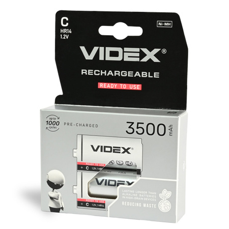 Akumulator Niklowo Wodorkowy 1.2V 3500mAh 2szt. VIDEX