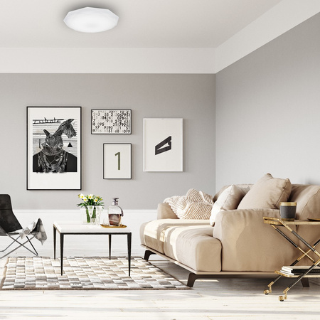 Plafon LED Lampa Sufitowa Natynkowa HEX 16W LED Ø360 mm Eko-Light