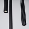 Lampa Sufitowa Wisząca Zwis 3x G9 Tubularna Czarna Nowoczesna Arche Sollux
