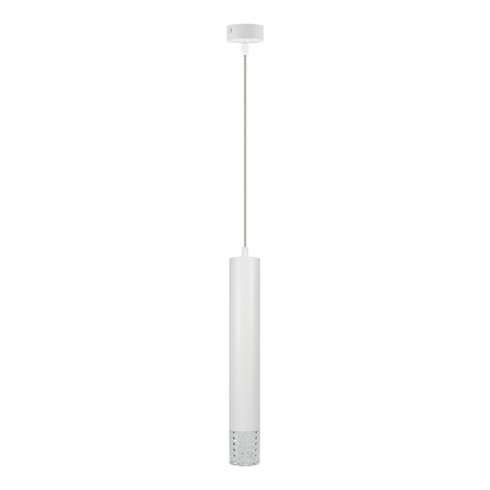 Lampa Wisząca Sufitowa TUBI Biała 1xGU10 Milagro