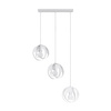 Lampa Sufitowa Wisząca Zwis 3x E27 Kulista Biała Nowoczesna Tulos Sollux