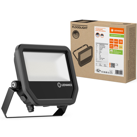 Naświetlacz LED Reflektor Zewnętrzny Lampa 41W 5500lm 3000K IP66 Czarny Floodlight Ledvance