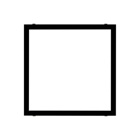 Ramka Montażowa do Paneli LED Podtynkowa Kwadratowa Czarna ADTR KANLUX