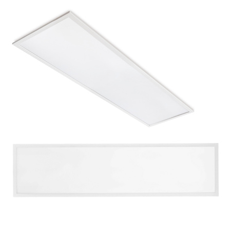Panel LED Natynkowy 40W 4400lm 4000K 90° Neutralny UGR19 Biały 30x120cm Capri Pro Kobi