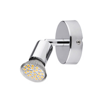 Kinkiet Ścienny Lampa Punktowa Reflektor Spot GU10 50W 250lm 3000K Chrom Nowoczesny Norton LED 6986 Rabalux