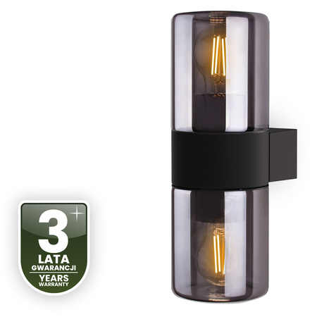 Lampa Ogrodowa Ścienna Zewnętrzna Kinkiet Elewacyjny 2x E27 SALVIA LUMILED