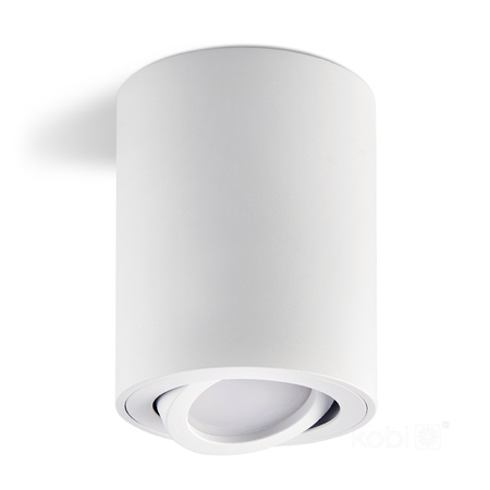 Oprawa Natynkowa Halogenowa Spot Tuba Okrągła GU10 Biała OH36 Kobi