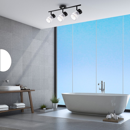 Lampa Sufitowa BEST Czarna 3xE14 Milagro