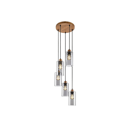 Lampa Wisząca Sufitowa E27 Brązowy Nowoczesny Tanno Rabalux