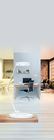 Lampa Stołowa Biurkowa Nocna LED 15W 600lm CCT Ściemnialna Dotykowa Biały SMART+ ZigBee Desk Ledvance