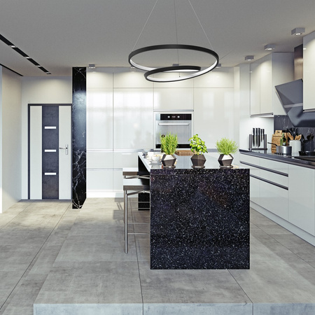 Lampa Wisząca Sufitowa LUCERO Czarna 48W LED Milagro