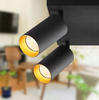 Lampa sufitowa LED ERIS GOLD 4x GU10 regulowana