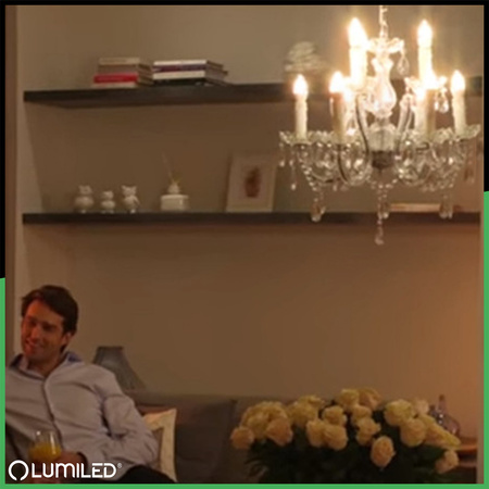 Żarówka LED E14 Świeczka BA35 5W = 40W 470lm 4000K Neutralna 180° LUMILED