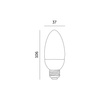Żarówka LED E27 Świeczka 9W 900lm 3000K Ciepła 200° Premium Kobi