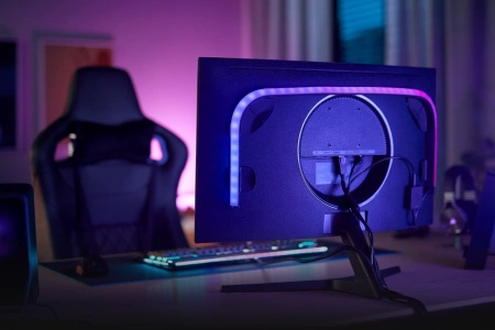 Taśma LED Pasek Podświetlenie do Monitora 32" 34" 19W 1000lm IP20 White and Color Ambiance RGB + TW Inteligentna SMART Zigbee Bluetooth Gradient PC Strip Philips HUE