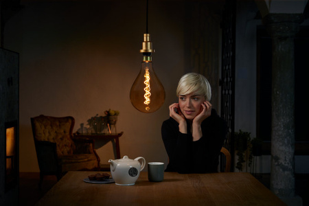 Żarówka LED Dekoracyjna A160 E27 4W = 28W 300lm 2000K Ciepła 300° Vintage 1906 Osram