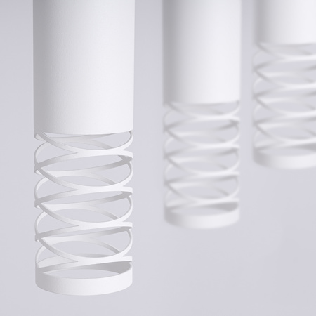 Lampa Wisząca Sufitowa 3x GU10 Biała LAMI Ocean Green SL.1688 Sollux