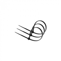 Opaski Zaciskowe Kablowe 2.5x150 mm Czarne UV TRYTYTKI TRYTKI ZIPERKI PREMIUM OKP-25150B .MORE 100 szt.