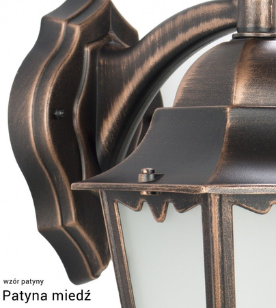 Lampa Ogrodowa Zewnętrzna Stojąca SŁUPEK Retro Classic II K 4011/1 H E27 52cm Su-Ma