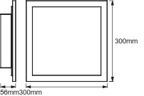 Panel LED Oprawa Sufitowa Inteligenetna 20W 1500lm CCT Ściemnialny 30cm Biały SMART+ WiFi Planon Plus Ledvance