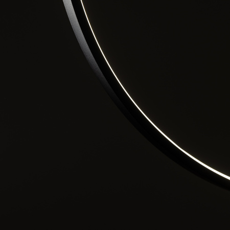 Lampa Sufitowa Wisząca LED 18W 560lm 3000K Ciepła Czarna Nowoczesna CIRCOLO LED S 10810 Nowodvorski