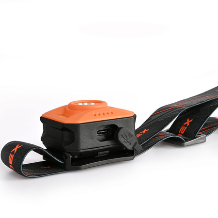 Latarka Czołowa Akumulatorowa LED 5W 400lm 8 Trybów Pracy USB-C Wodoszczelna IP65 Videx