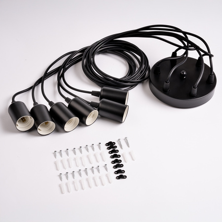 Lampa wisząca sufitowa ARANE PAJĄK 6 ramion do LED 6x E27 LUMILED