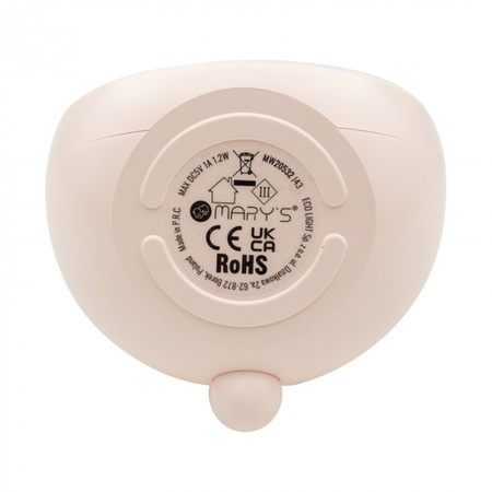 Zegar Elektroniczny dla Dzieci BUDZIK Różowy USB Akumulatorowy 1200mAh ZAJĄCZEK MARY'S