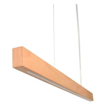 Lampa LED Wisząca Sufitowa Liniowa 24W 2150lm 4000K Neutralna 90cm 110° Czarna Brązowa IP20 Presto Masterled